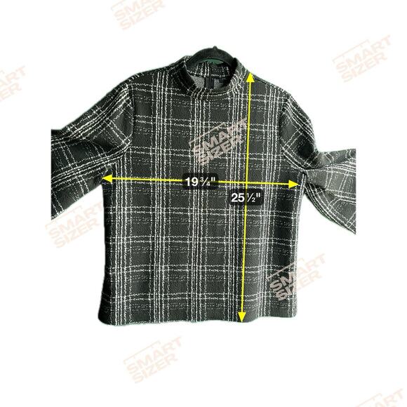 Ann Taylor large Bell Sleeve Back Zip Mock Turtle Neck Top - Picture 6 of 7